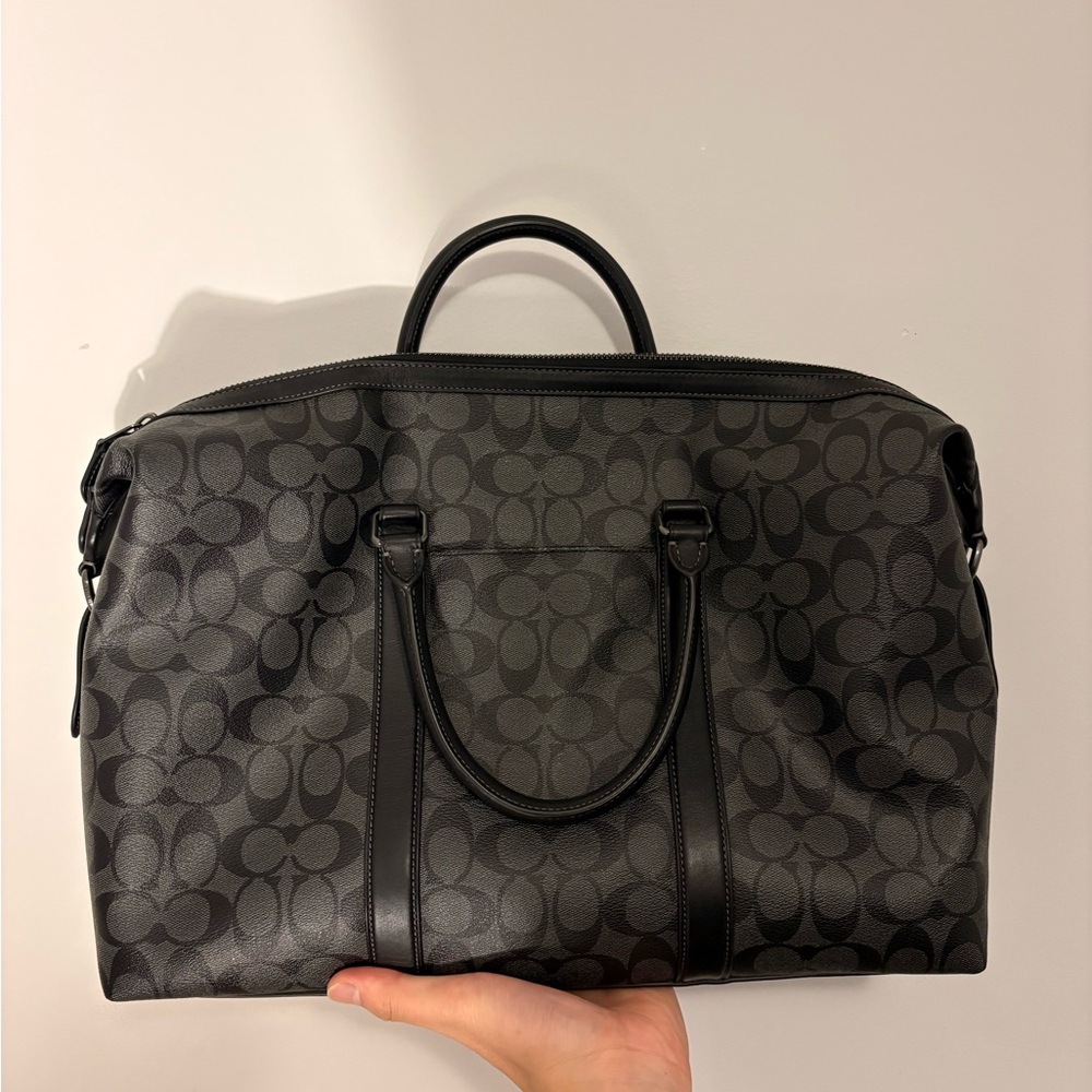 Black Coach Men's Travel Bag